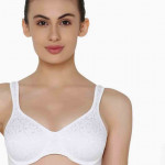 Embossed T-shirt Non-Padded Wired Bra