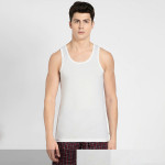 MODERN CLASSIC Men White Pack of 3 Innerwear Vests 8820