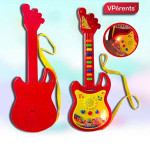 Music plastic Learning to Play Guitar Musical Toy Musical Button Guitar Toy