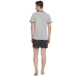 sketchers Grey Solid Sleepwear Set