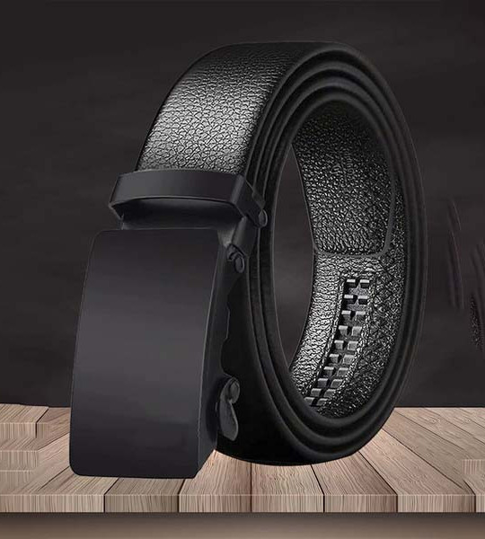 Men Black Formal Belt