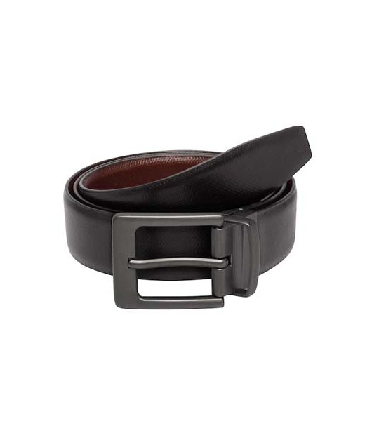 Men Black Solid Belt