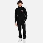 Men Black Solid Track Pant