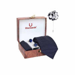 Men Blue Printed Accessory Gift Set