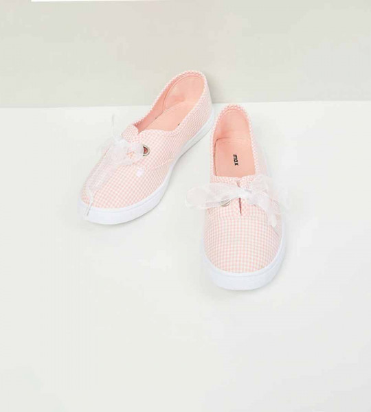 Women Pink Printed Slip-On Sneakers