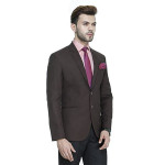 MANQ Men's Slim Fit Single Breasted Blazer