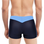 Men Blue Aquashort Swimming Trunks