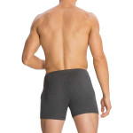 Men Pack of 2 Charcoal Grey Boxer Briefs