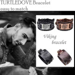 Viking Bracelet Wolf Fenrir - Vintage Nordic Scandinavian Talisman - Gothic Bracelet for Celtic Pagan